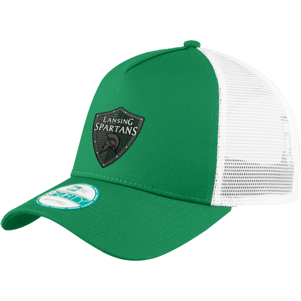 Lansing Spartans New Era Snapback Trucker Cap