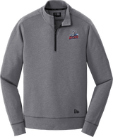 Hartford Jr. Wolfpack New Era Tri-Blend Fleece 1/4-Zip Pullover