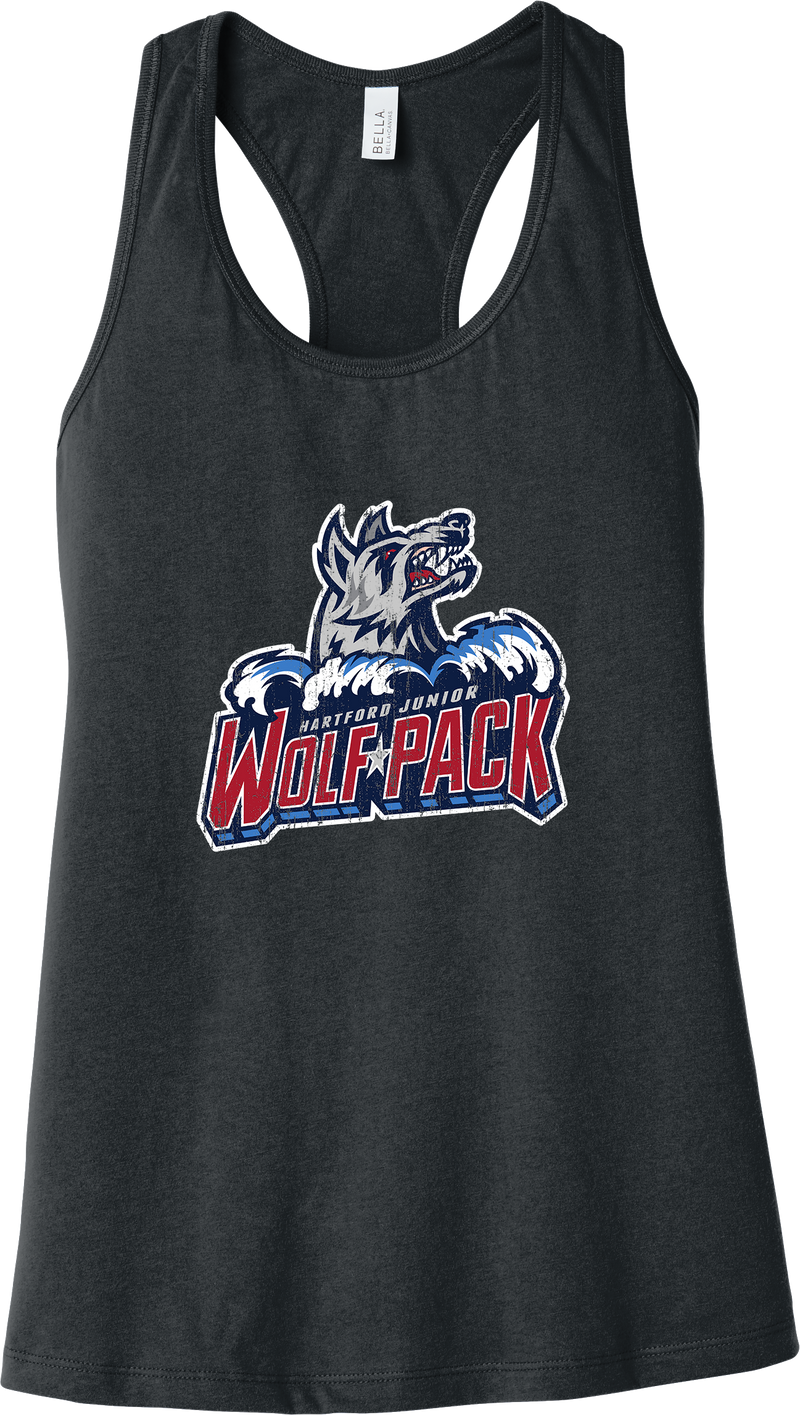 Hartford Jr. Wolfpack Womens Jersey Racerback Tank