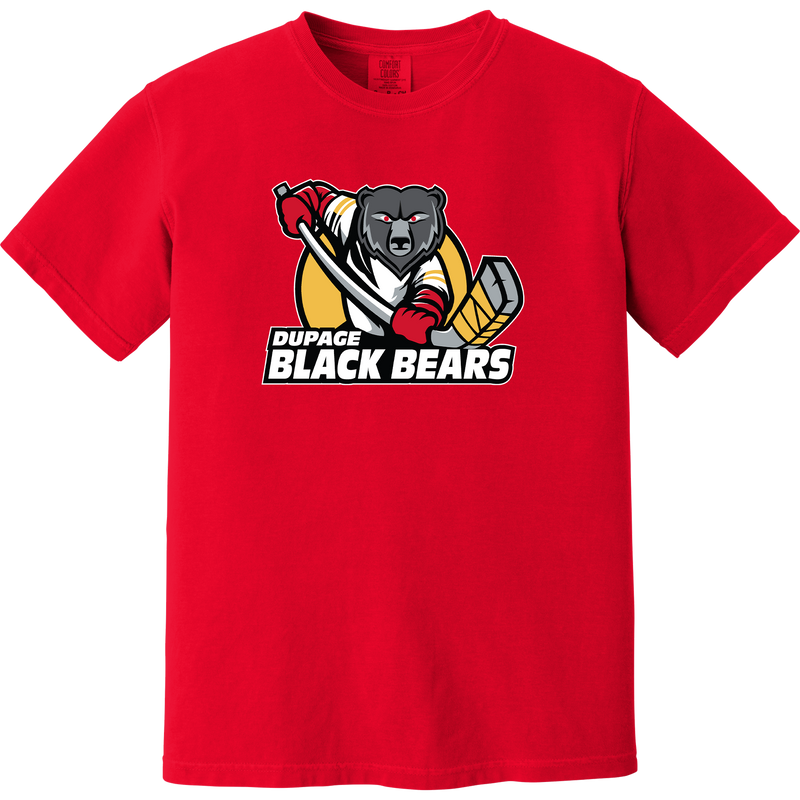 Dupage Black Bears Heavyweight Ring Spun Tee