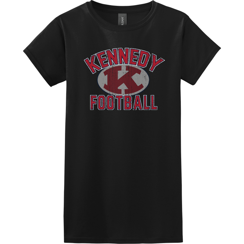 JFK Knights Football Softstyle Ladies' T-Shirt