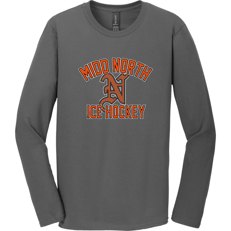 Midd North Hockey Softstyle Long Sleeve T-Shirt