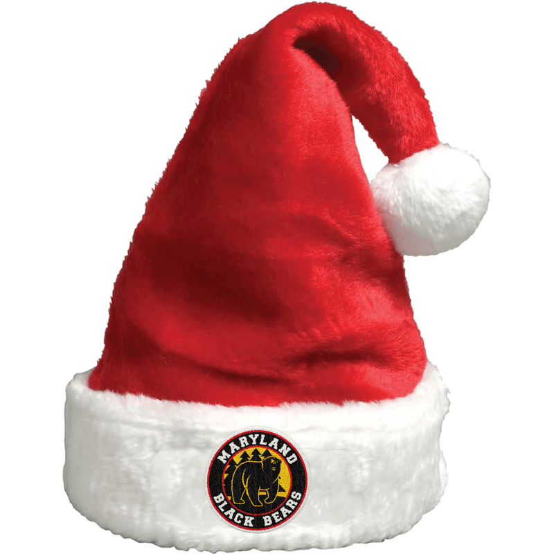 Maryland Black Bears Plush Santa Hat