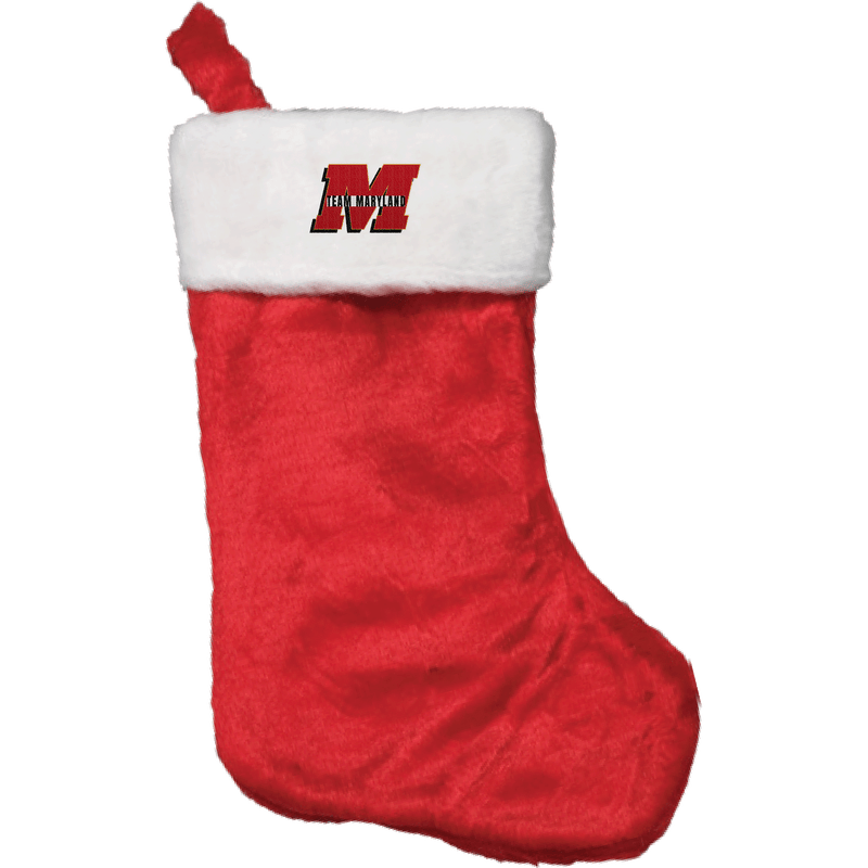 Team Maryland Plush Christmas Stocking