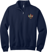 Delaware Ducks NuBlend 1/4-Zip Cadet Collar Sweatshirt