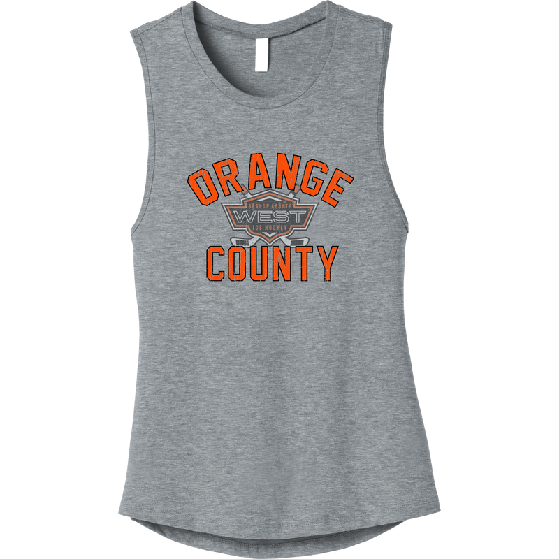 Orange County West Womens Jersey Muscle Tank