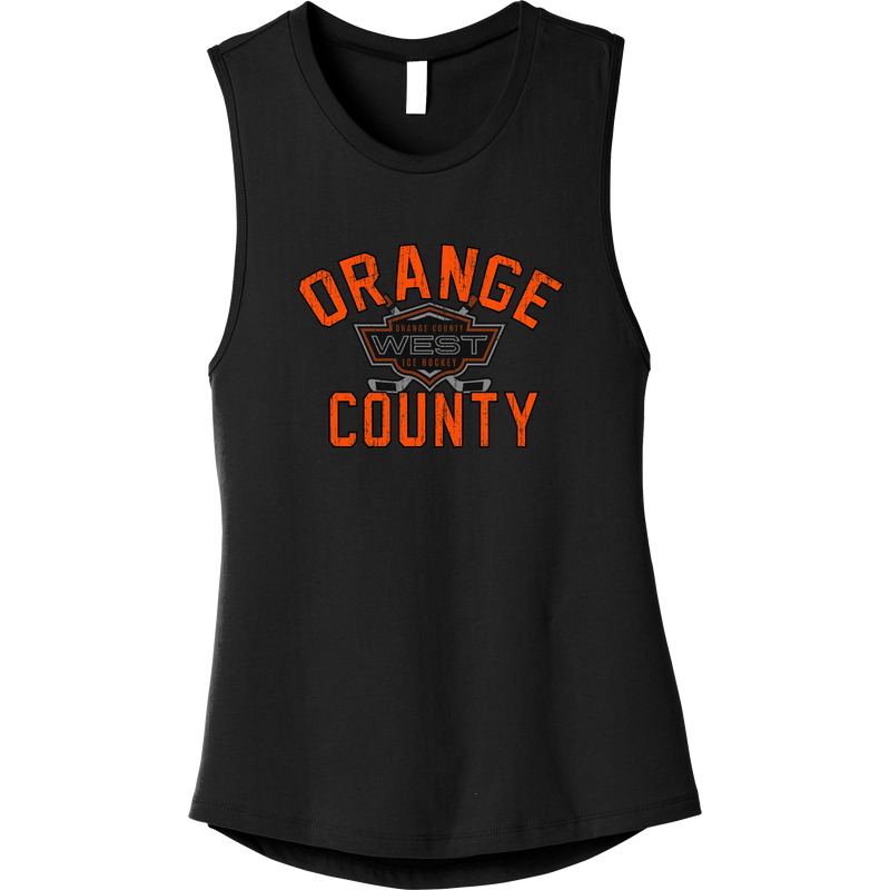 Orange County West Womens Jersey Muscle Tank