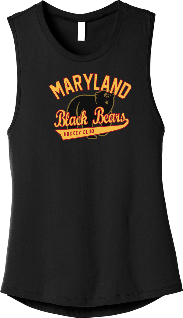 Maryland Black Bears Womens Jersey Muscle Tank