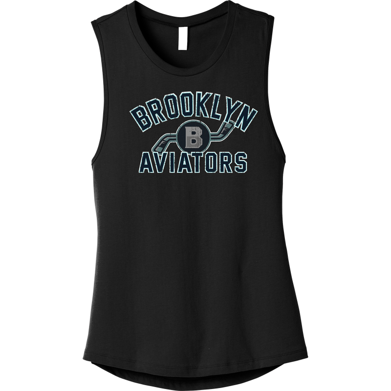 Brooklyn Aviators Womens Jersey Muscle Tank