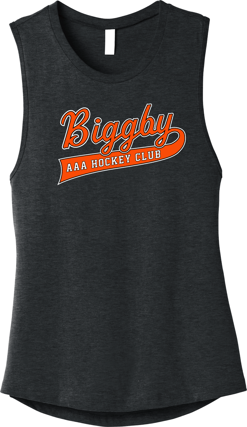 Biggby Coffee AAA Womens Jersey Muscle Tank