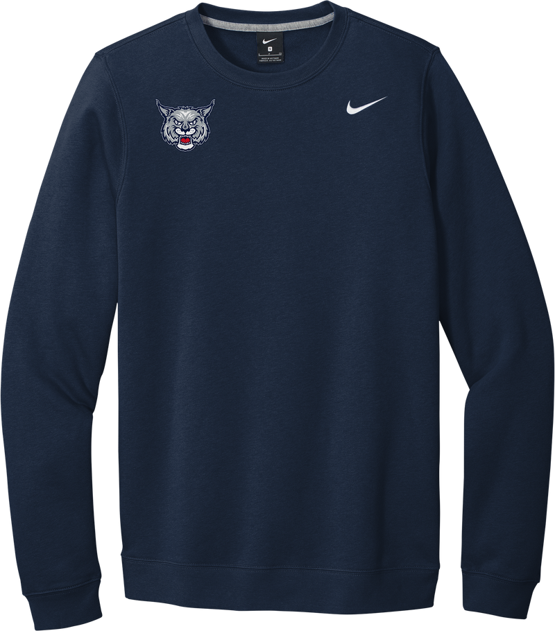 CT Bobcats Nike Club Fleece Crew