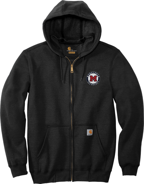 Manalapan Hockey Carhartt Midweight Hooded Zip-Front Sweatshirt