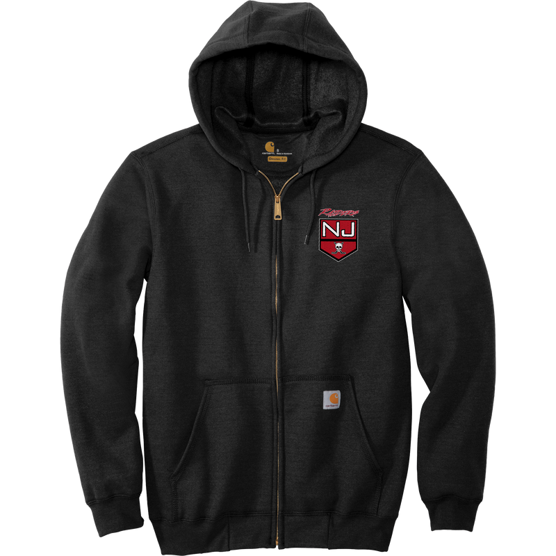 NJ Raiders Carhartt Midweight Hooded Zip-Front Sweatshirt