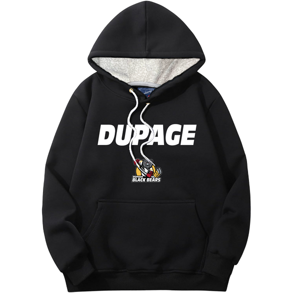 Dupage Black Bears Breakaway Fall Fleece Adult Hoodie