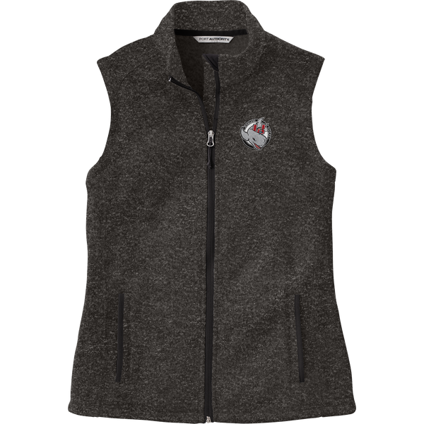 CT Whalers Tier 2 Ladies Sweater Fleece Vest