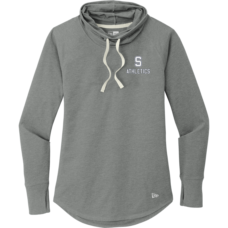 Midd South Athletics New Era Ladies Sueded Cotton Blend Cowl Tee