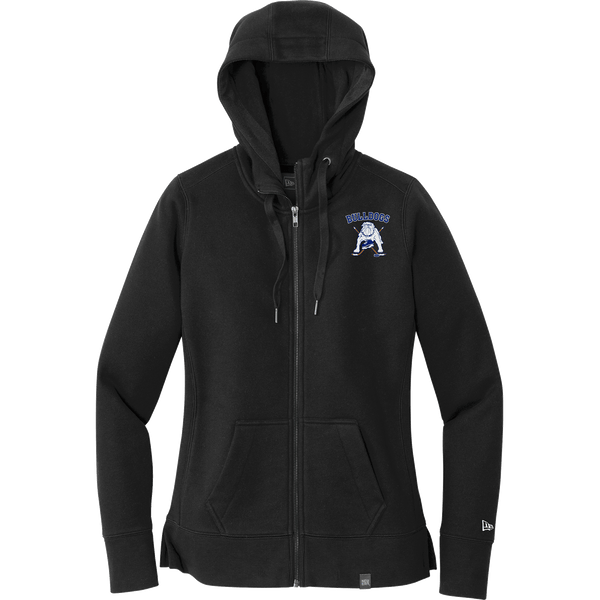 Chicago Bulldogs New Era Ladies French Terry Full-Zip Hoodie