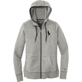 Wilmington Nighthawks New Era Ladies French Terry Full-Zip Hoodie