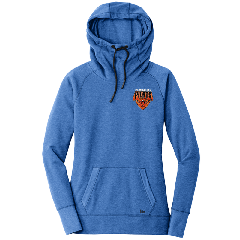 Pennsauken Pilots New Era Ladies Tri-Blend Fleece Pullover Hoodie