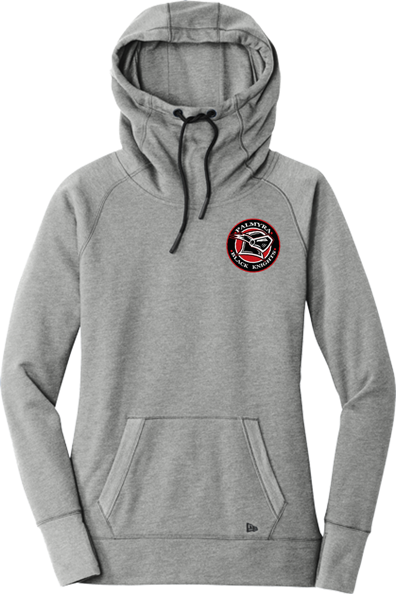 Palmyra Black Knights New Era Ladies Tri-Blend Fleece Pullover Hoodie