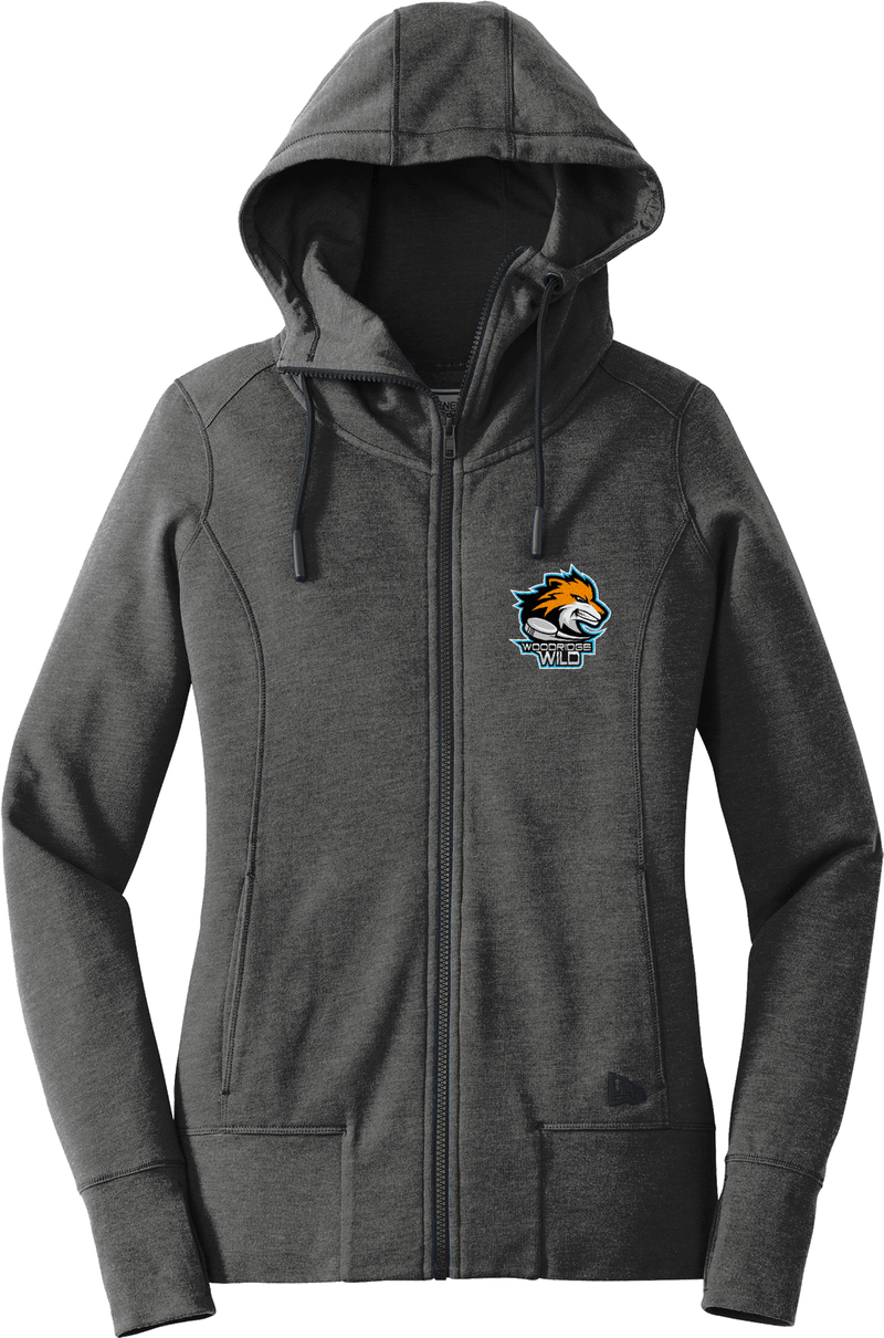 Woodridge Wild New Era Ladies Tri-Blend Fleece Full-Zip Hoodie