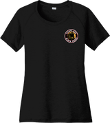 Maryland Black Bears Ladies PosiCharge Tri-Blend Wicking Scoop Neck Raglan Tee