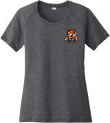 Princeton Tiger Lilies Ladies PosiCharge Tri-Blend Wicking Scoop Neck Raglan Tee