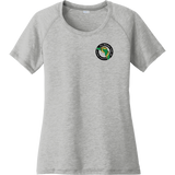 Florida Eels Ladies PosiCharge Tri-Blend Wicking Scoop Neck Raglan Tee