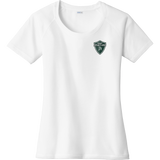 Biggby Spartans Ladies PosiCharge Tri-Blend Wicking Scoop Neck Raglan Tee