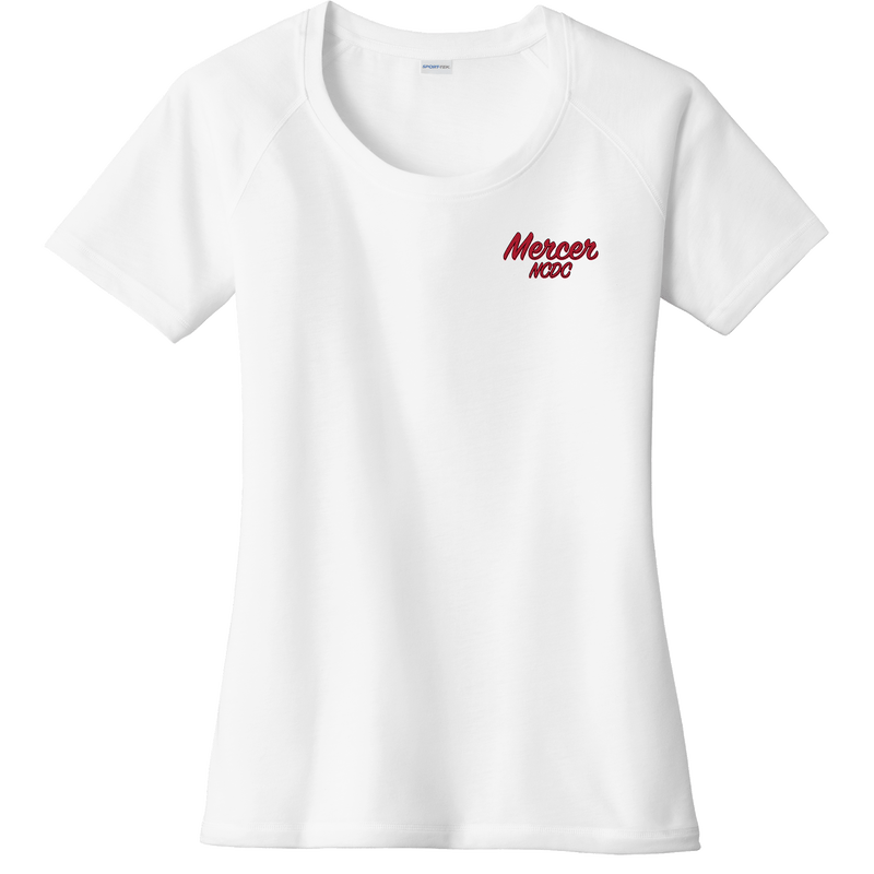 Mercer NCDC Ladies PosiCharge Tri-Blend Wicking Scoop Neck Raglan Tee