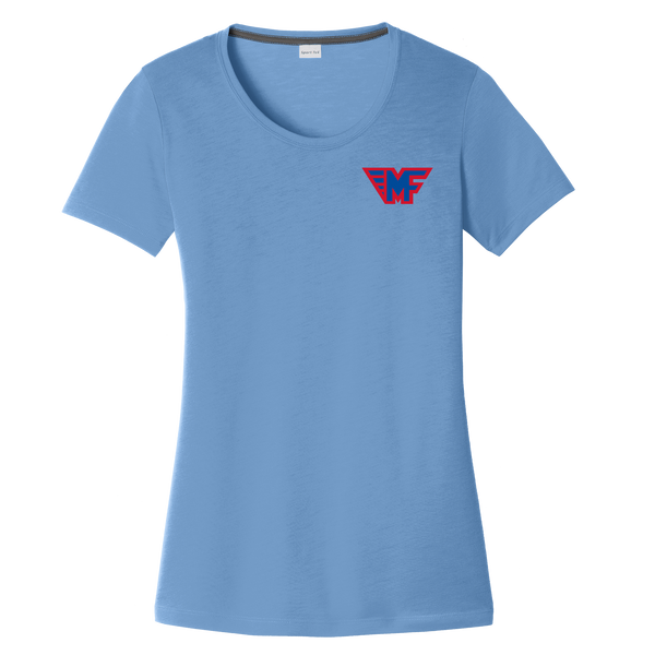 Mid-Fairfield Ladies PosiCharge Competitor Cotton Touch Scoop Neck Tee