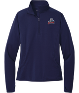 Hartford Jr. Wolfpack Ladies Sport-Wick Stretch 1/4 Zip Pullover