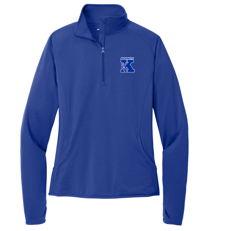 Kennett Track Ladies Sport-Wick Stretch 1/4-Zip Pullover