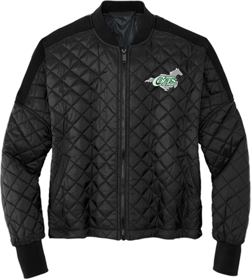 NJ Colts Mercer+Mettle Womens Boxy Quilted Jacket