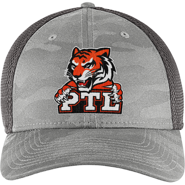 Princeton Tiger Lilies New Era Tonal Camo Stretch Tech Mesh Cap