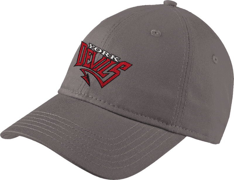 York Devils New Era Adjustable Unstructured Cap