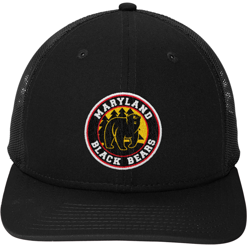 Maryland Black Bears New Era Snapback Low Profile Trucker Cap