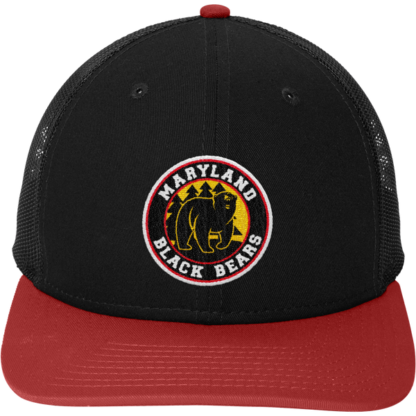 Maryland Black Bears New Era Snapback Low Profile Trucker Cap