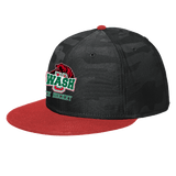 Wash U New Era Camo Flat Bill Snapback Cap