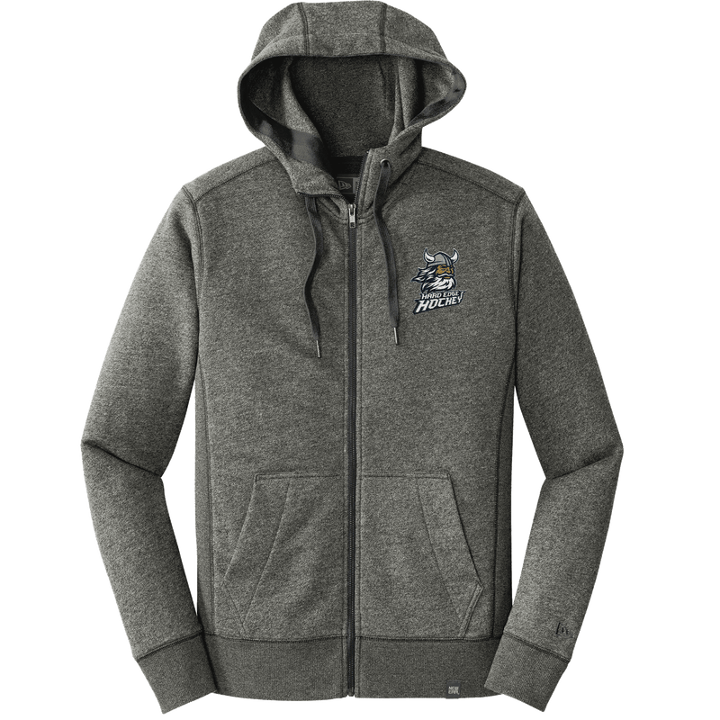 Hard Edge Hockey New Era French Terry Full-Zip Hoodie