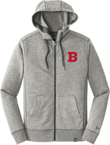 CT Bobcats New Era French Terry Full-Zip Hoodie