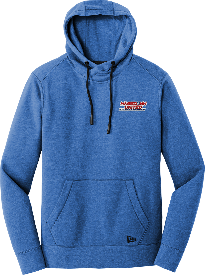 Mass Conn United New Era Tri-Blend Fleece Pullover Hoodie