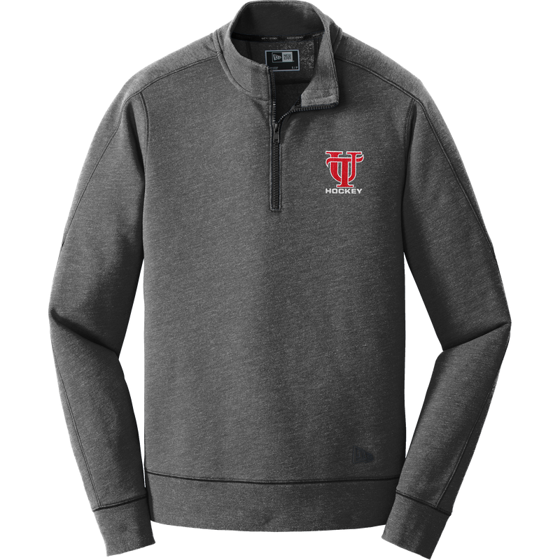 University of Tampa New Era Tri-Blend Fleece 1/4-Zip Pullover