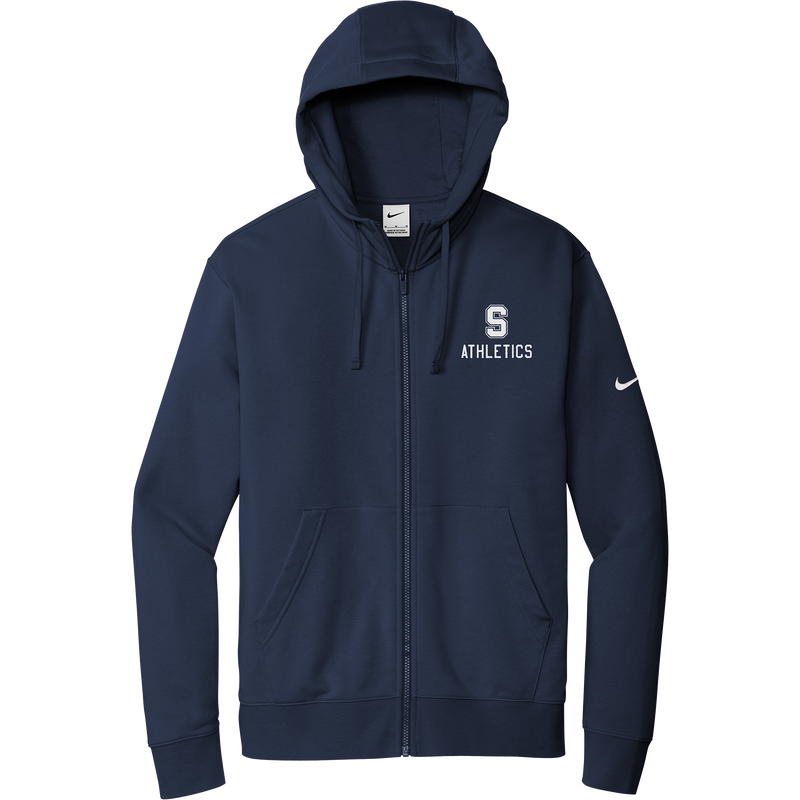 Midd South Athletics Nike Club Fleece Sleeve Swoosh Full-Zip Hoodie