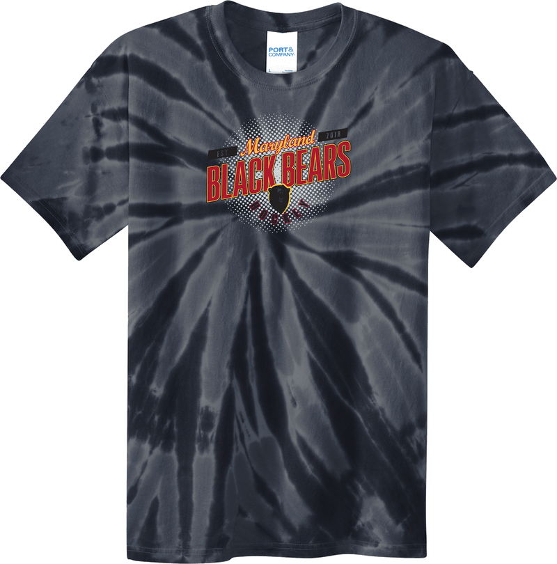 Maryland Black Bears Youth Tie-Dye Tee