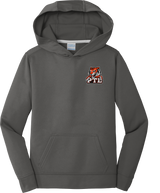 Princeton Tiger Lilies Youth Performance Fleece Pullover Hooded Sweatshirt