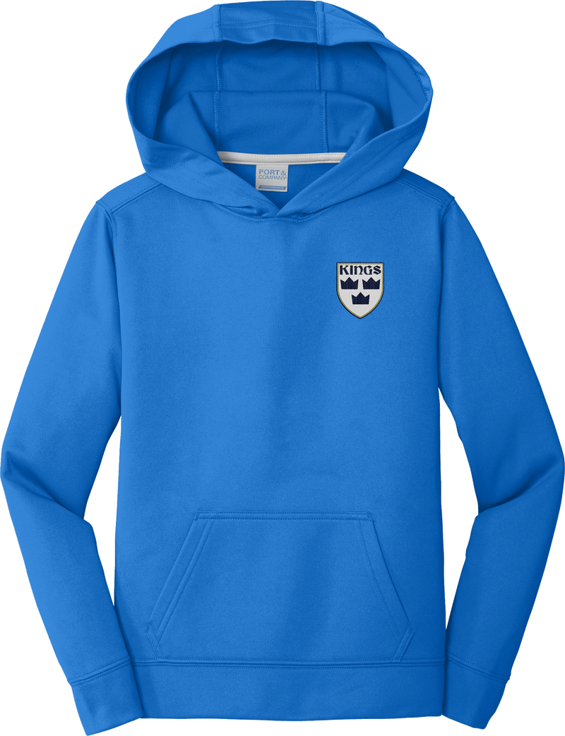 North Jersey Kings Youth Performance Fleece Pullover Hooded Sweatshirt