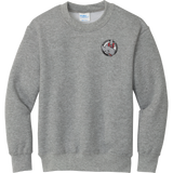 CT Whalers Tier 2 Youth Core Fleece Crewneck Sweatshirt