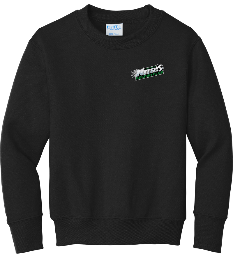 Nitro Soccer Youth Core Fleece Crewneck Sweatshirt