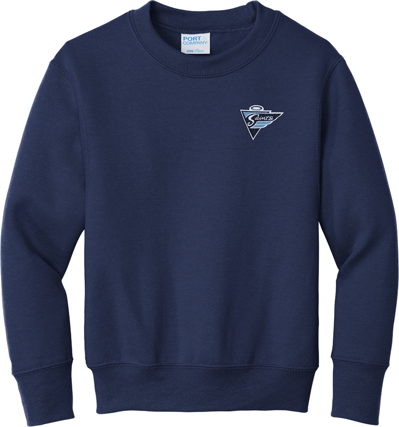 Ramapo Saints Youth Core Fleece Crewneck Sweatshirt